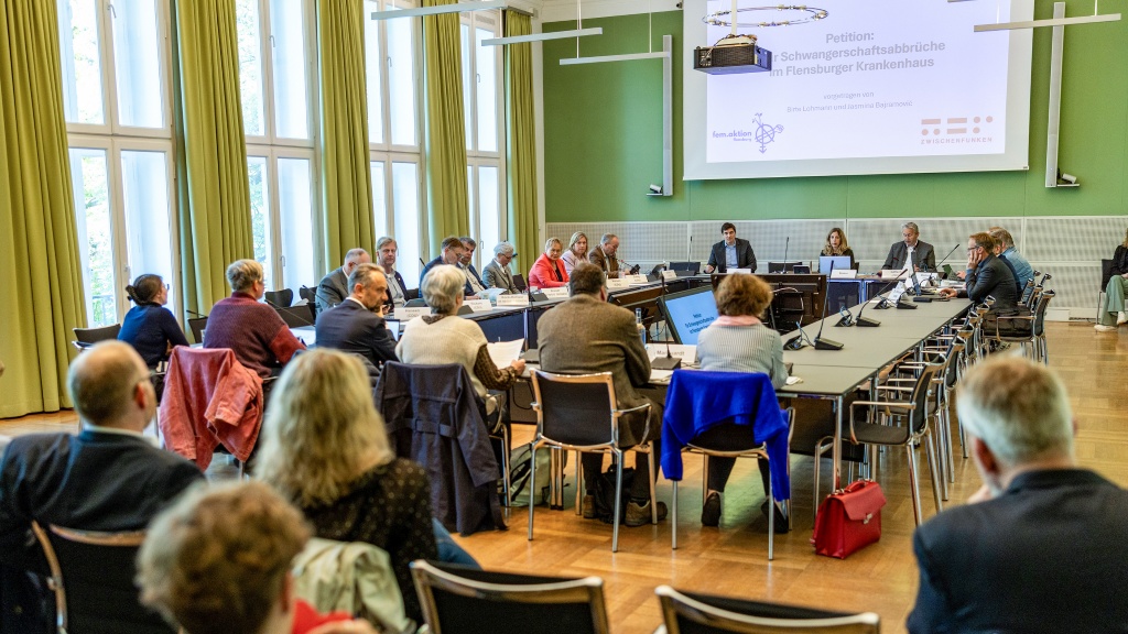 Der Petitionsausschuss tagt zum Thema Schwangerschaftsabbrüche