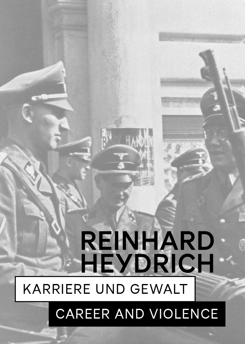 Titelbild Ausstellung Reinhard Heydrich schwarz-weiß