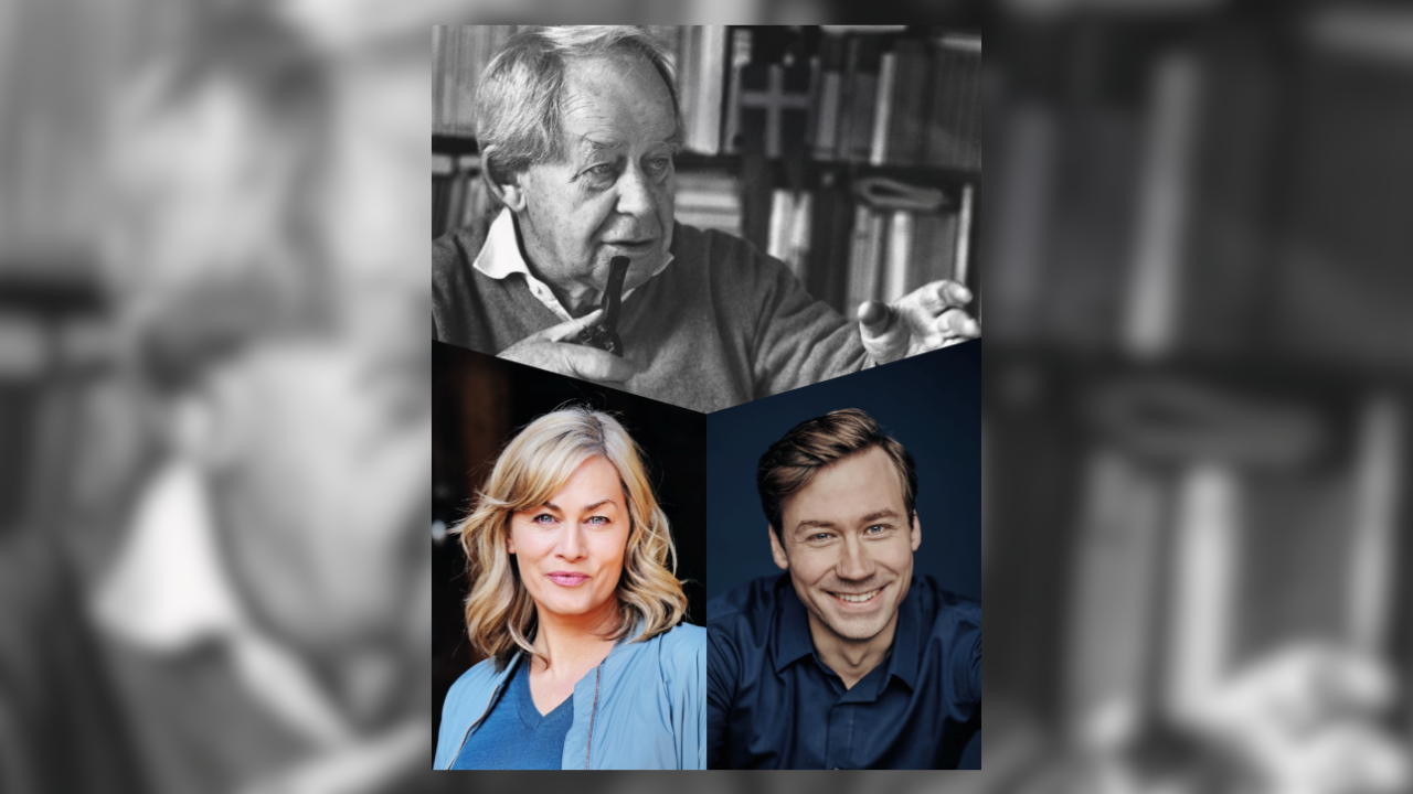 Collage von Fotos mit Siegfried Lenz, Gesine Cukrowski, David Kross