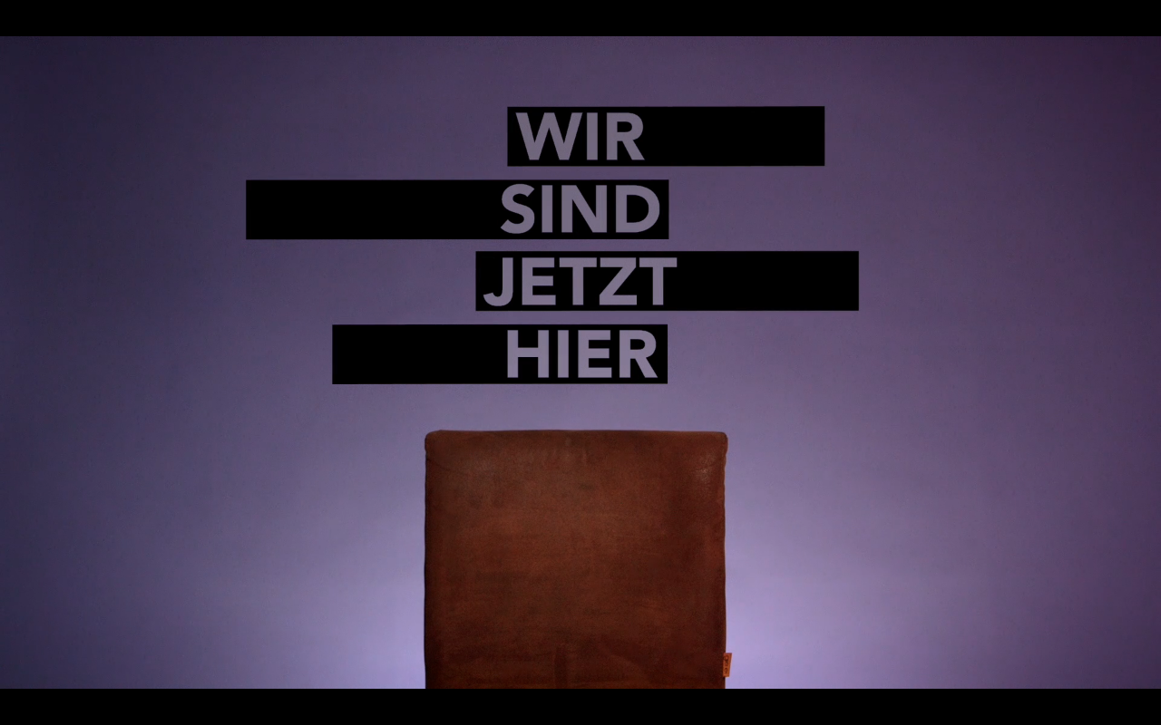 Wir sind jetzt hier
