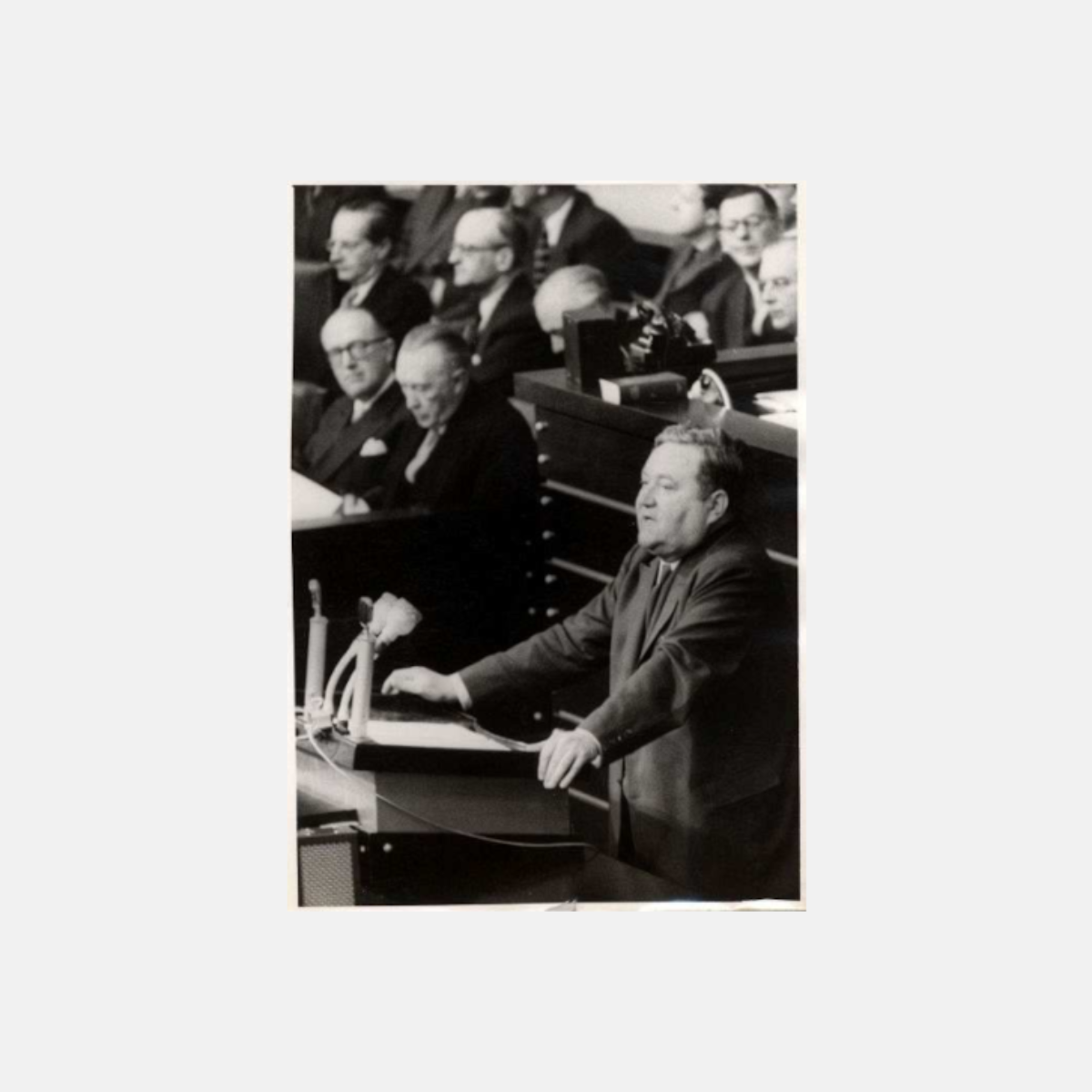 Schwarz-weiß Bild von Carlo Schmid