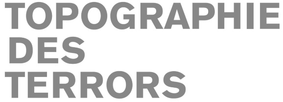 tdtlogo In grauen Großbuchstaben: Topographie des Terrors