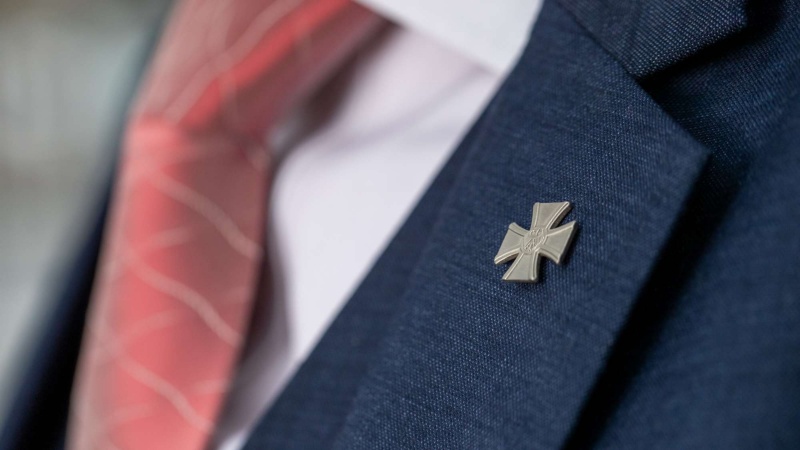 Das Veteranenabzeichen am Revers